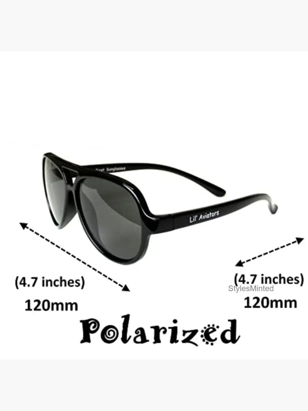 Toddler Aviator Sunglasses Ages 2-4 Flexible Silicone UV Protection